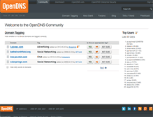 Tablet Screenshot of community.opendns.com